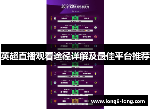 英超直播观看途径详解及最佳平台推荐